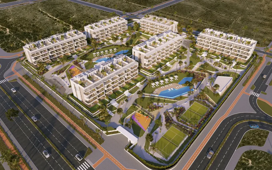 Modern new-build apartments for sale in La Hoya, Torrevieja